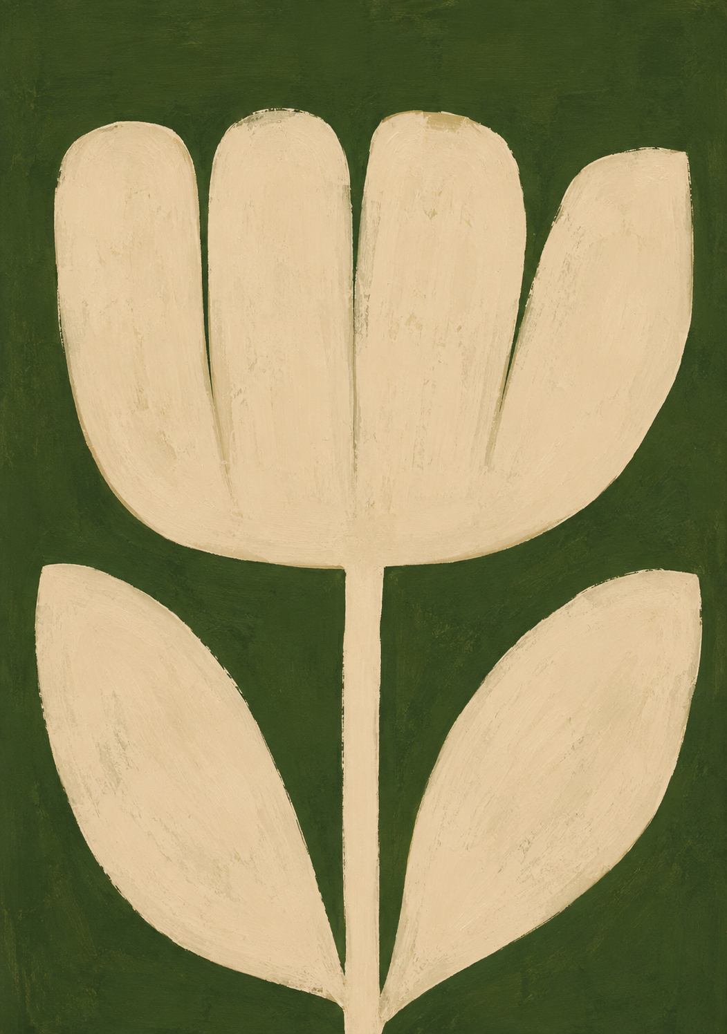 Graphic Tulip Poster