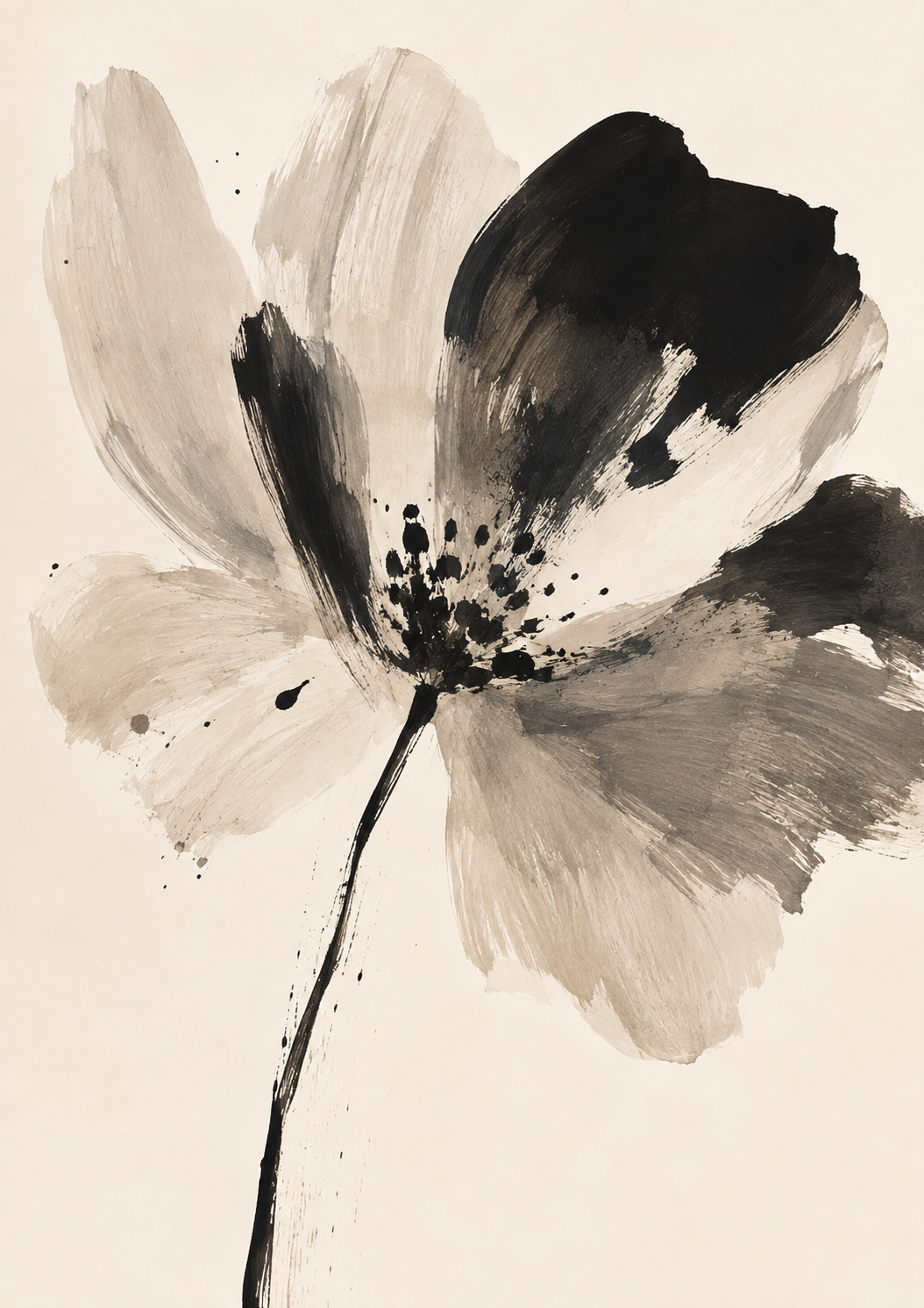 Ink Bloom Poster