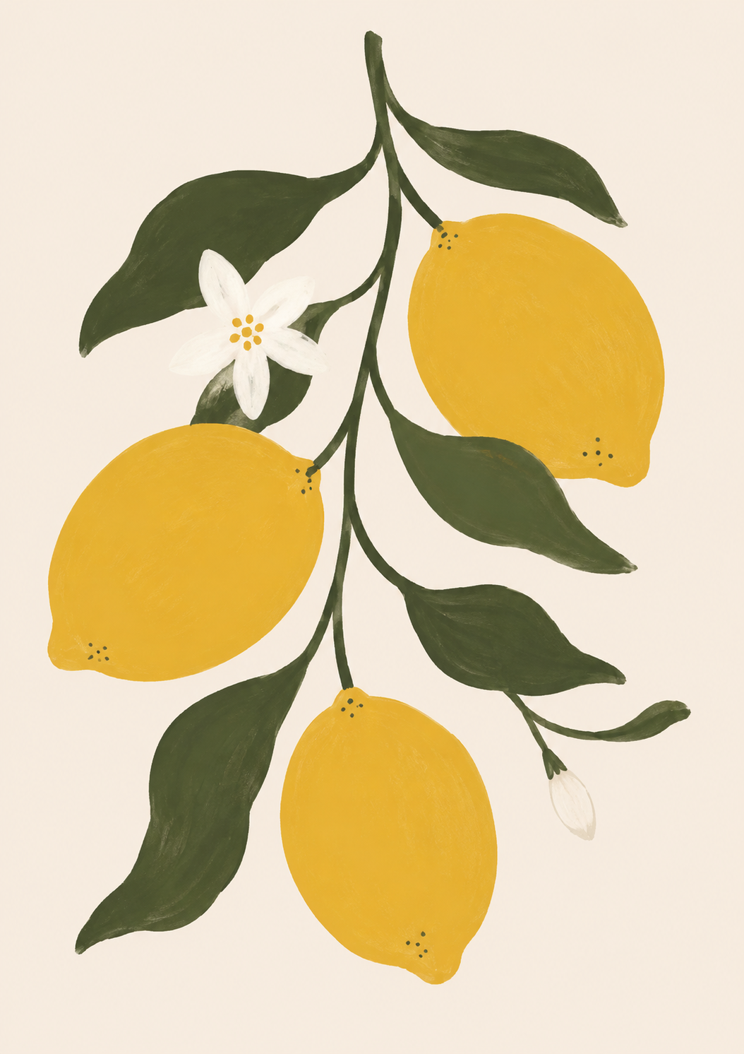 Lemon Branch Poster