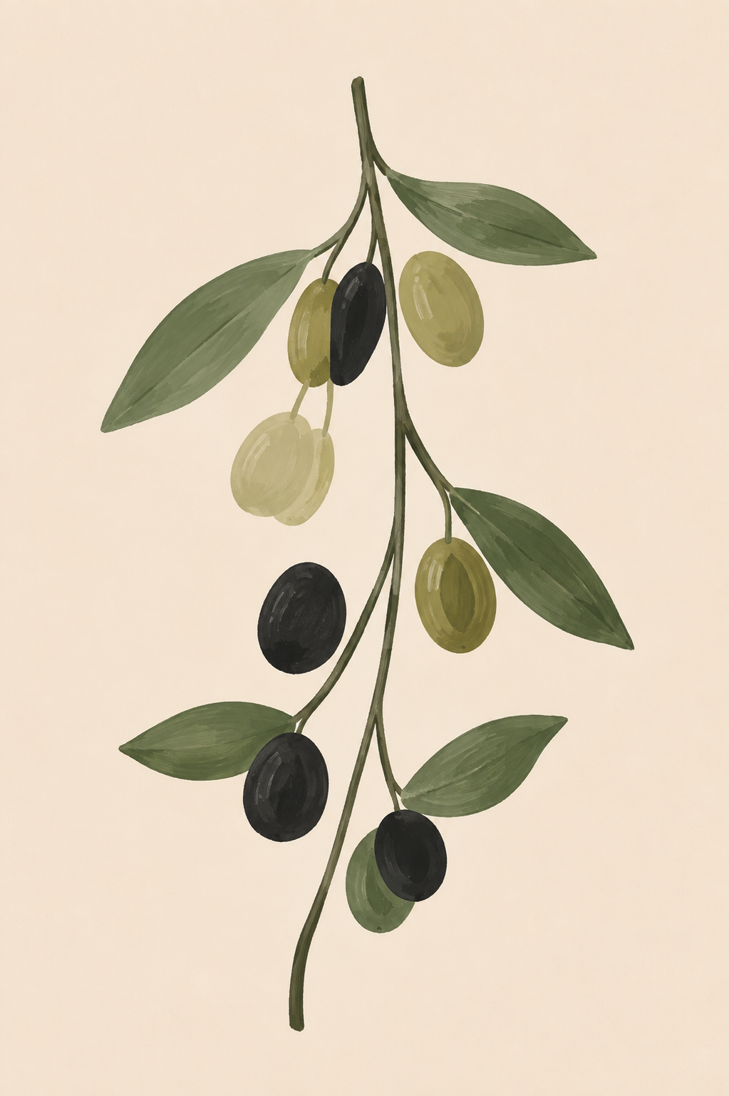 Minimal Olive Poster