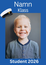 Studentskylt och studentplakat i Munkedal