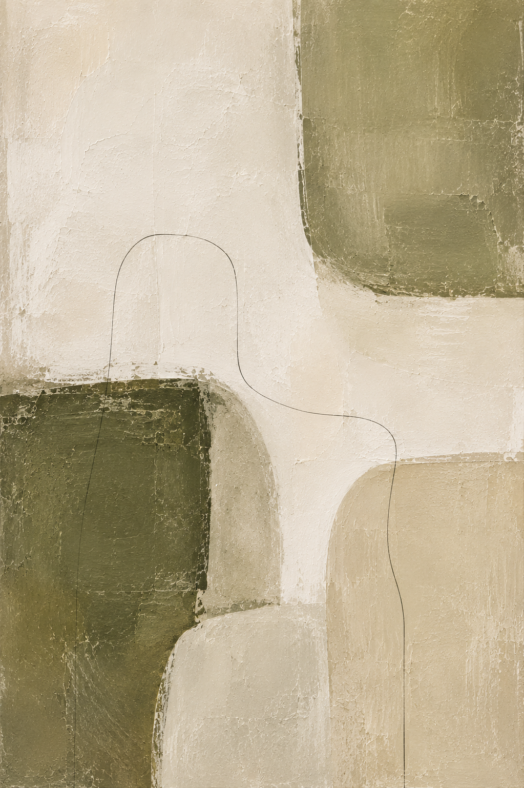 Olive Flow Poster