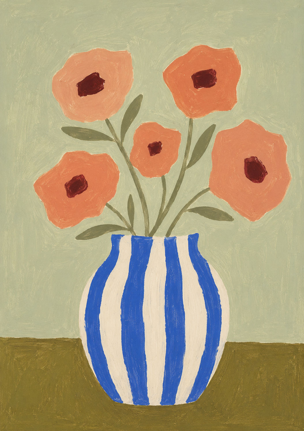 Peach Parade Poster