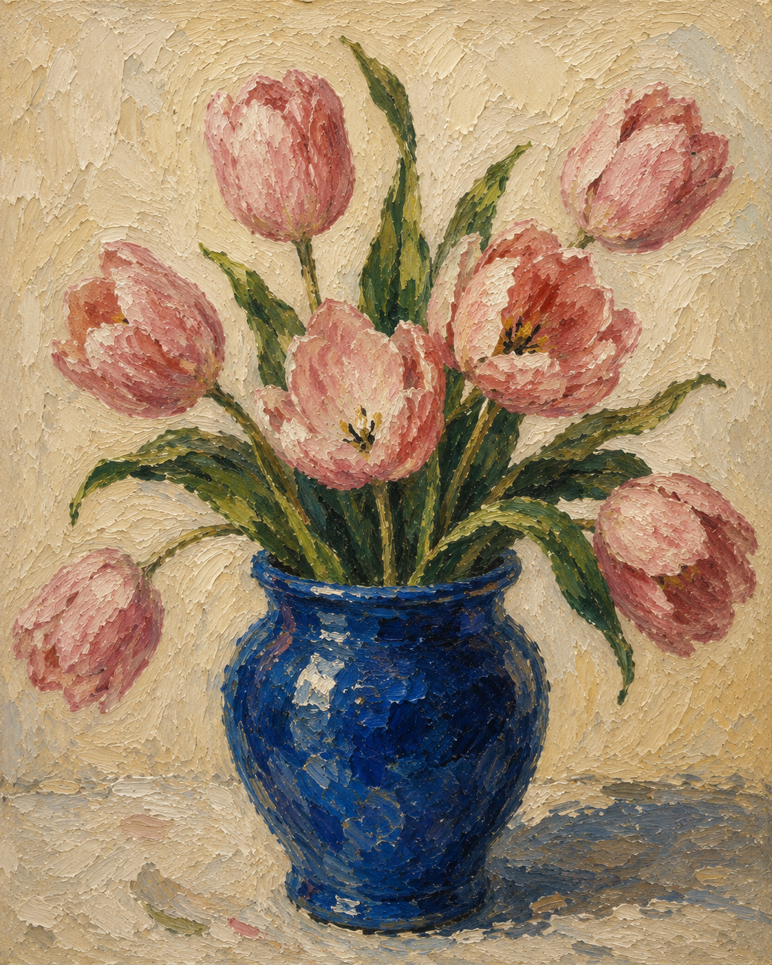 Pink Tulips Poster
