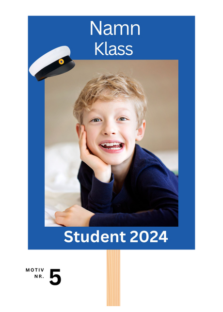 Studentskylt och Studentplakat