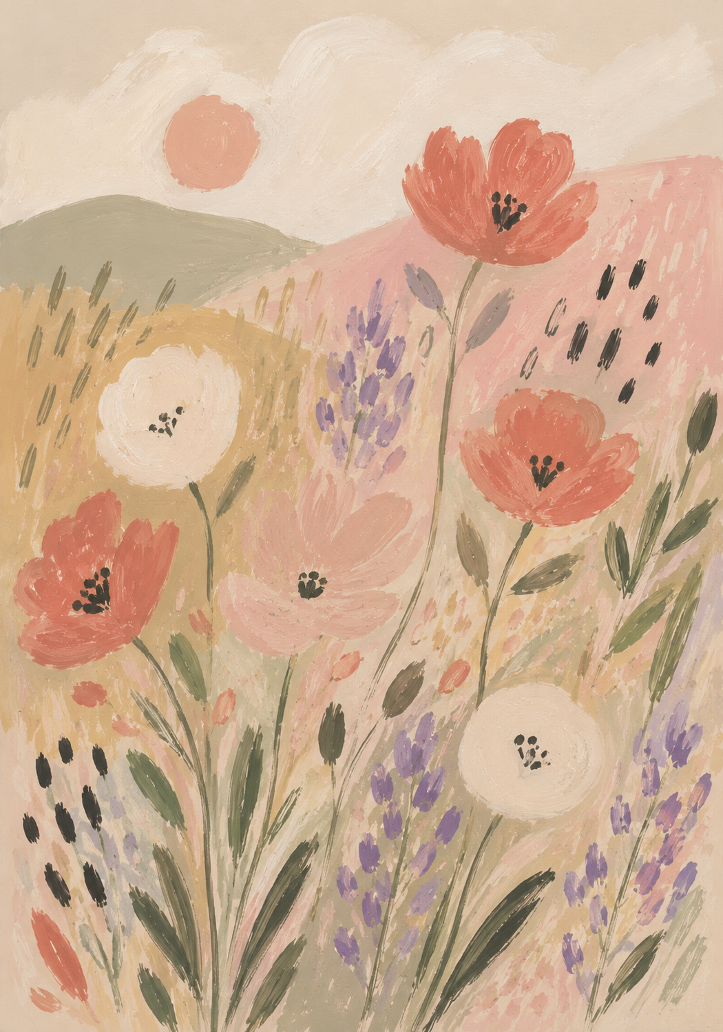 Summer Field Poster