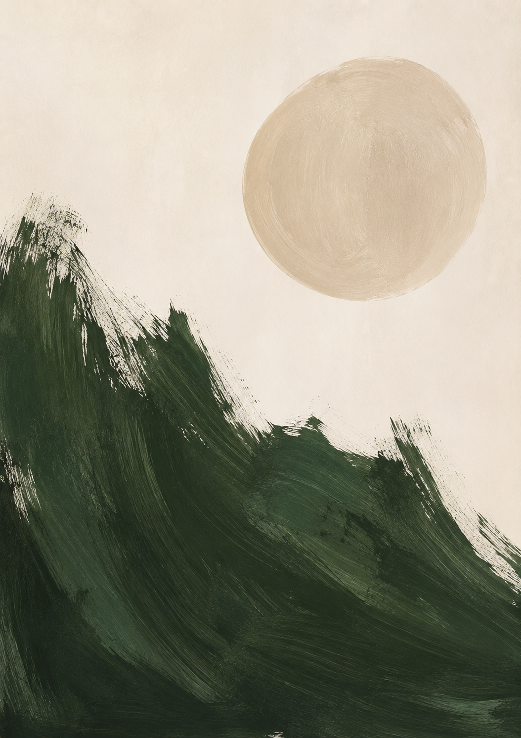 Verdant Moon Poster