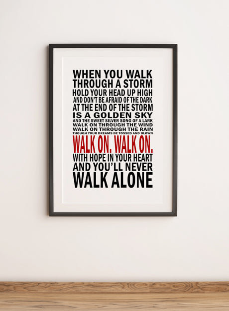 You'll never walk alone poster no.1 WG