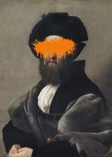 Orange Vandal Splash Poster och Canvastavla