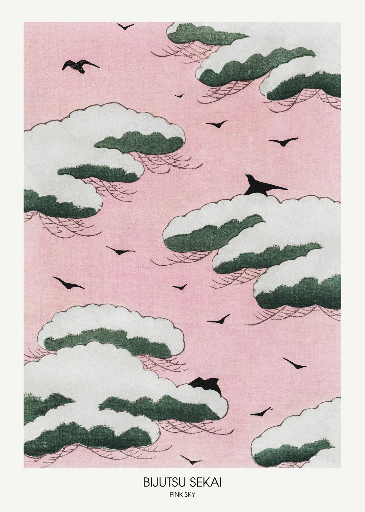 Pink Sky Poster och Canvastavla