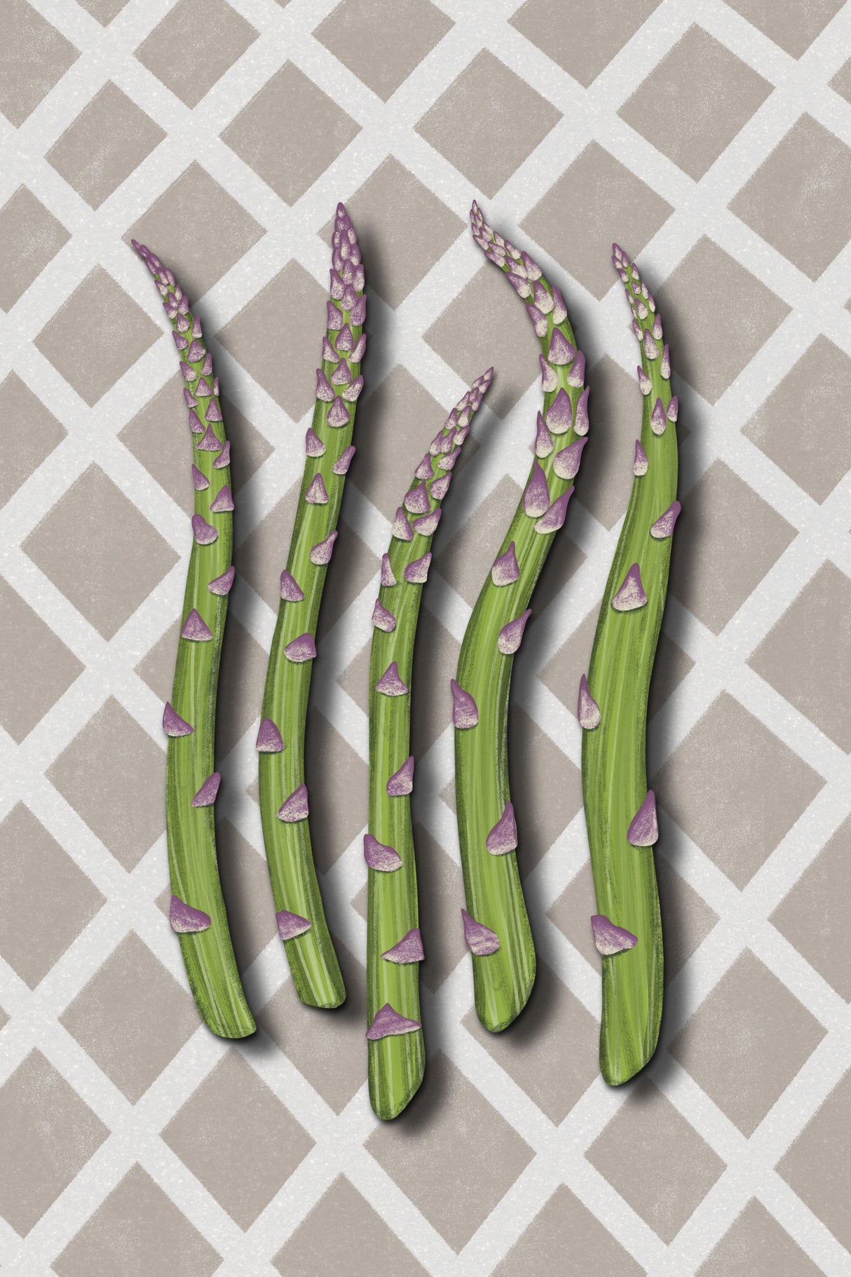 Asparagus Poster och Canvastavla