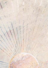 Morning Boho Sun Rays Poster och Canvastavla