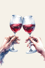 Cheers to us Poster och Canvastavla