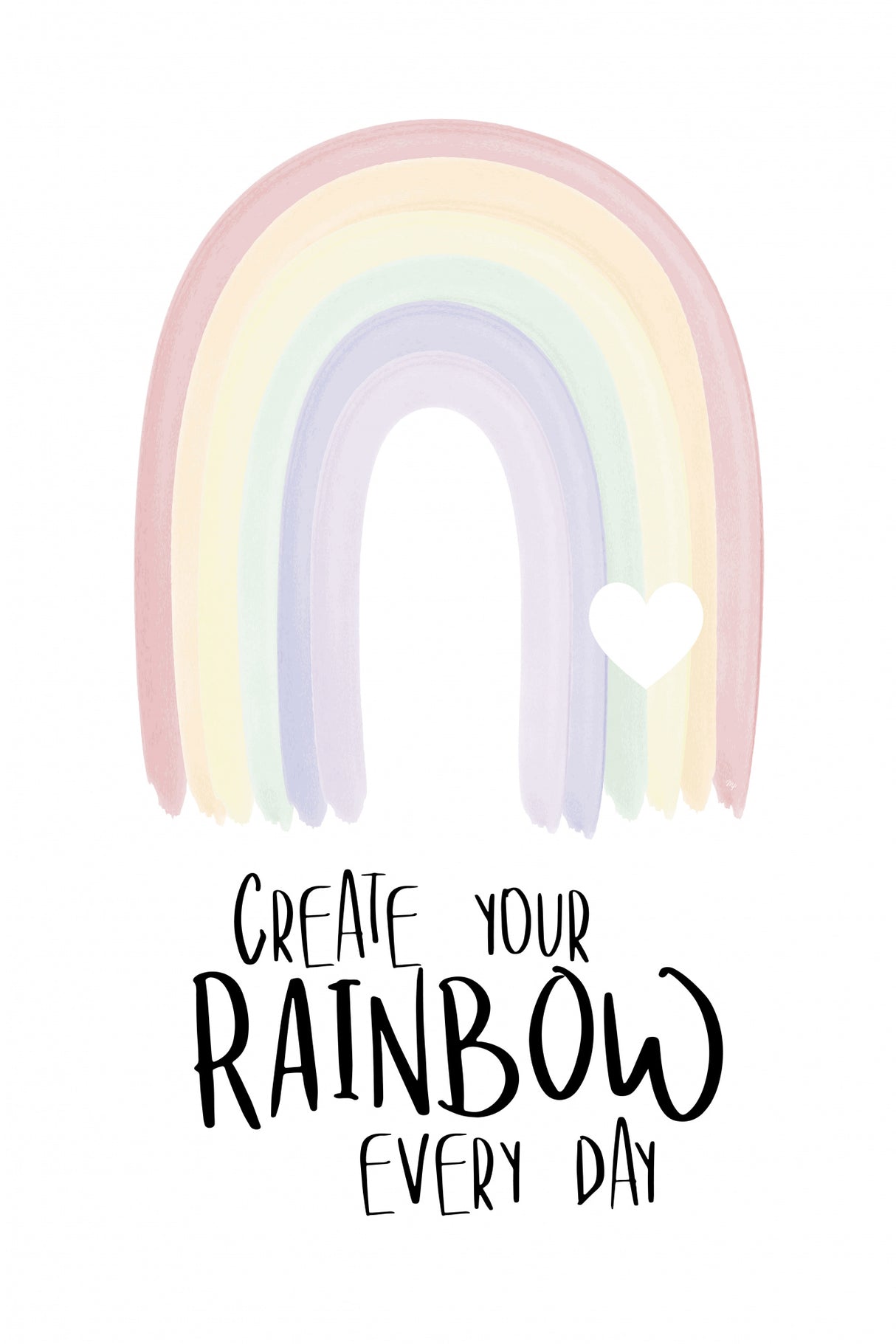 Create Rainbow Poster och Canvastavla