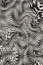 Black And White Net Pattern Poster och Canvastavla