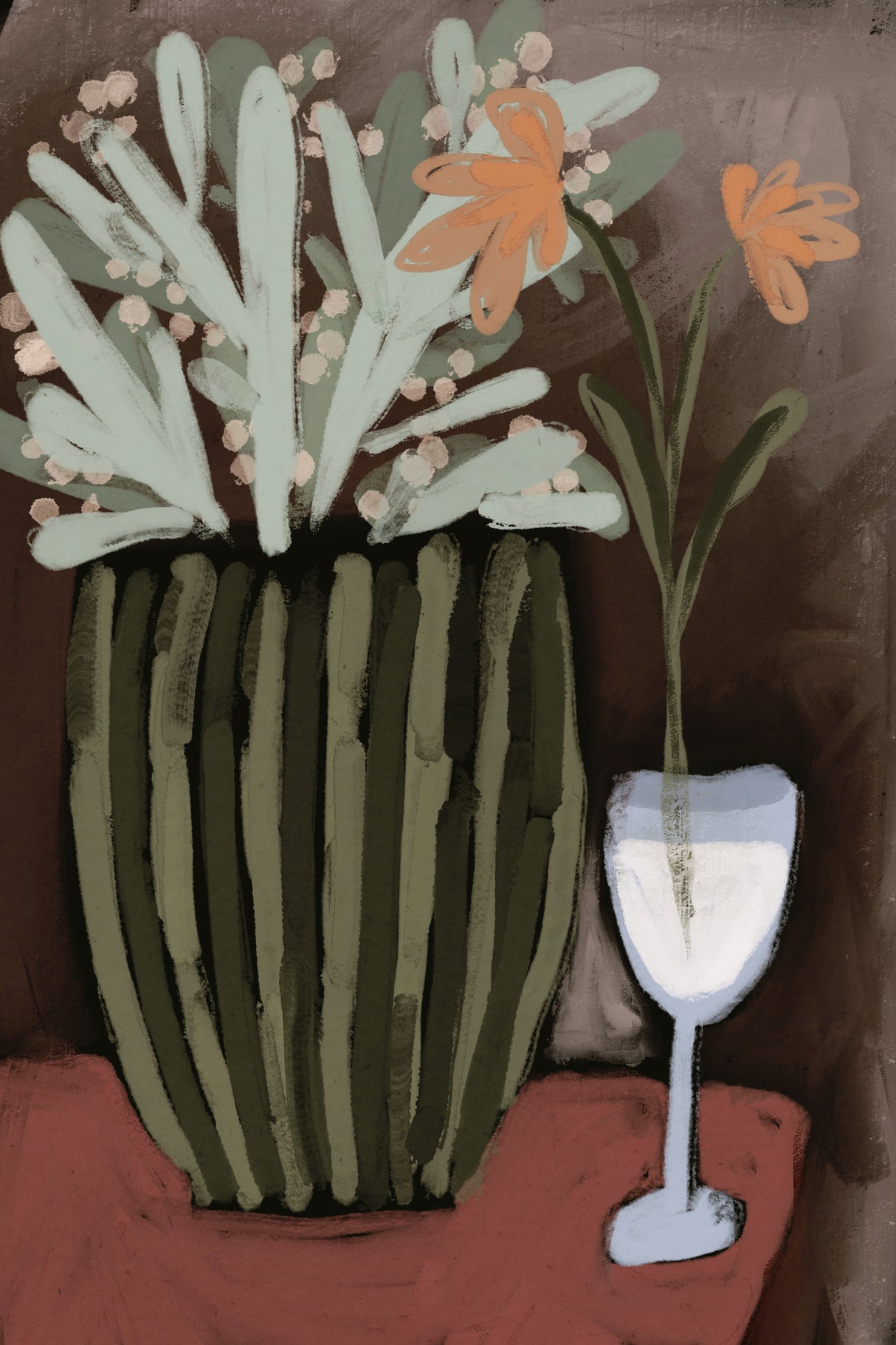 Floral still life no 4 Poster och Canvastavla