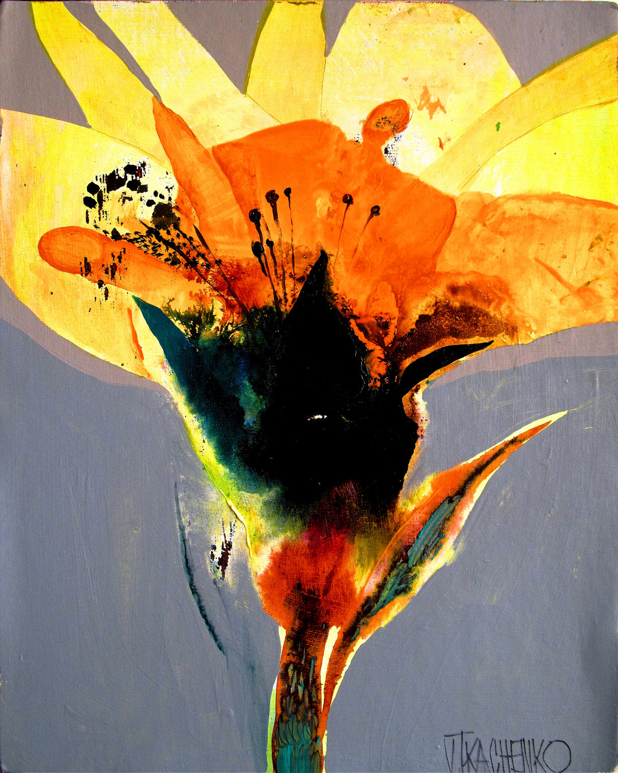 Flower Poster och Canvastavla