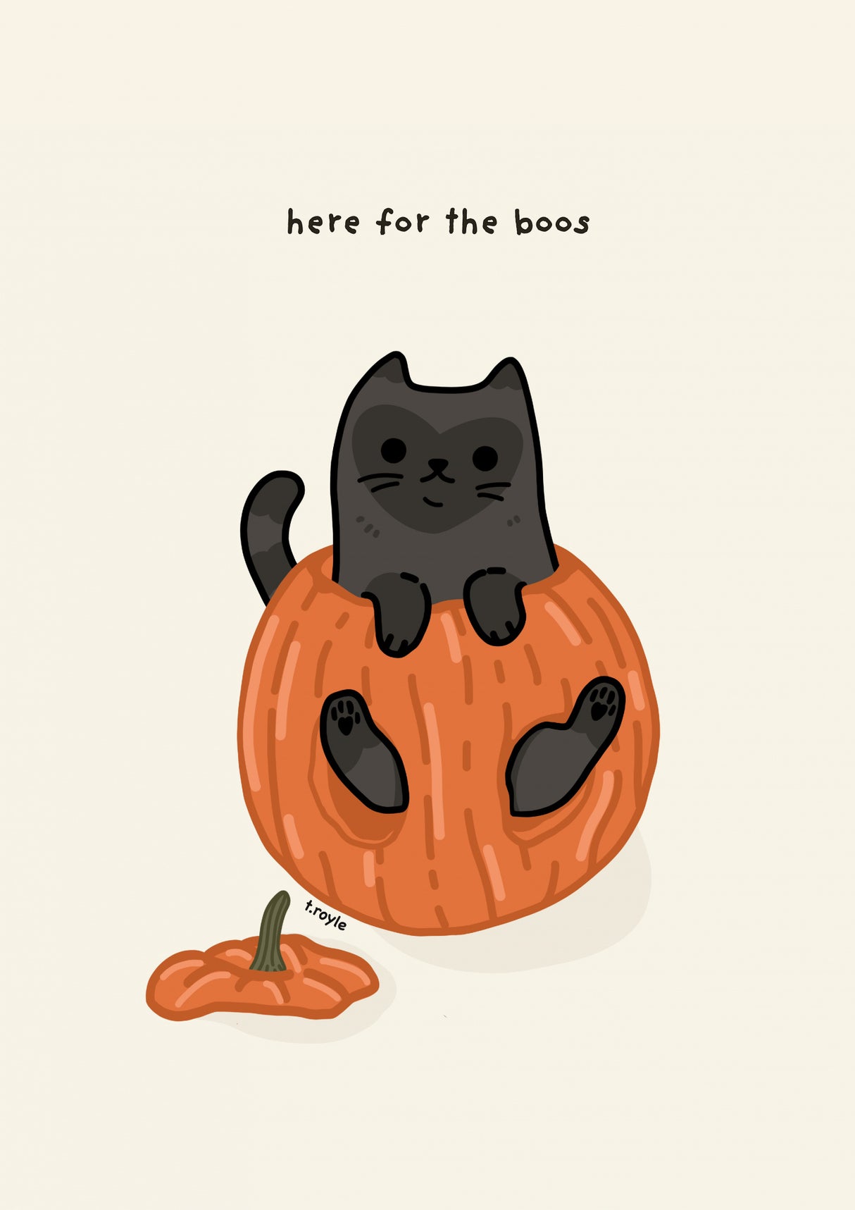 Here for the Boos Poster och Canvastavla