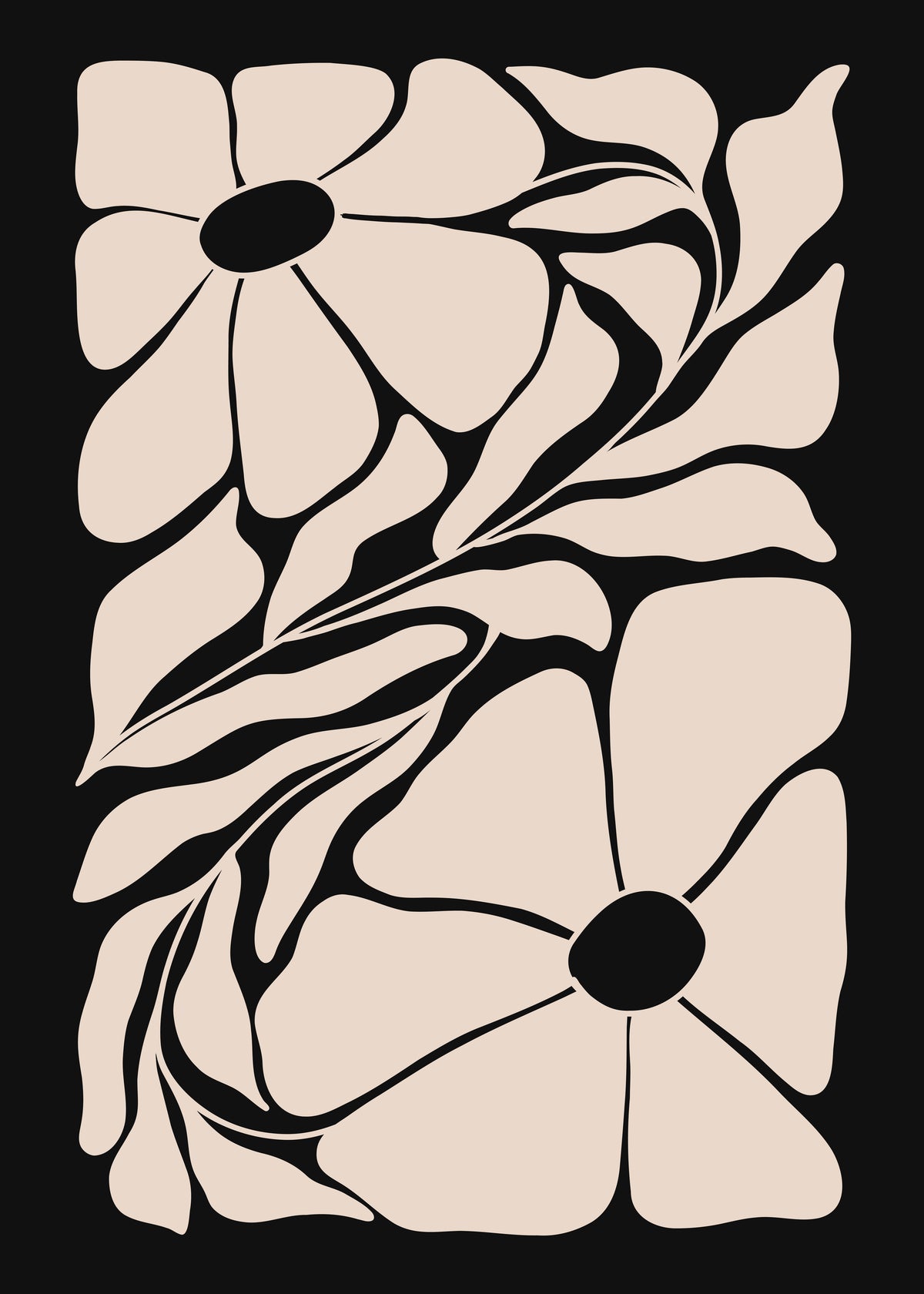 Abstract Botanical Window