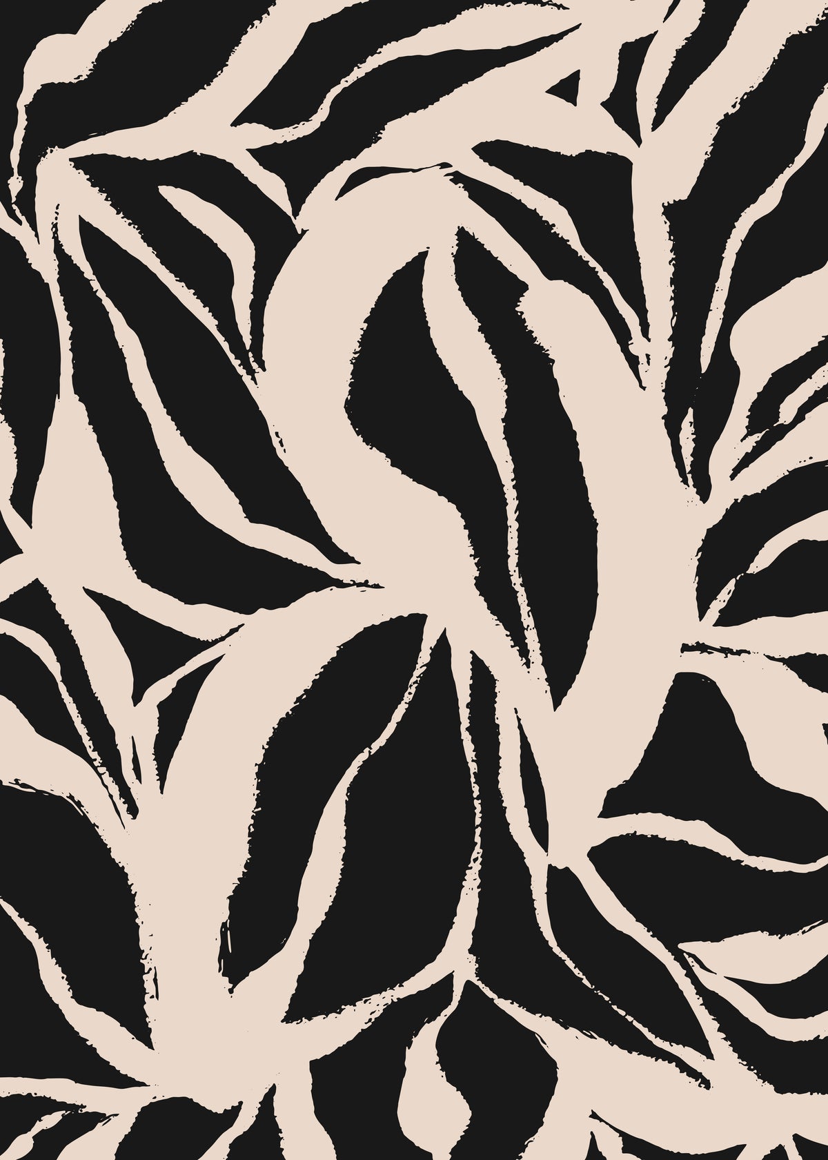 Abstract Zebra Leaves
