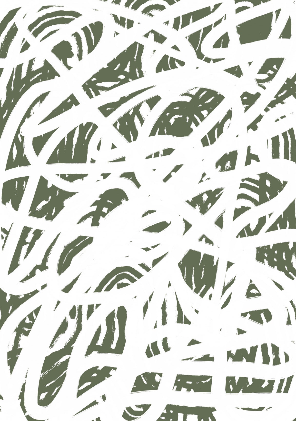 Abstract Green Poster och Canvastavla