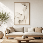 Sculptural Lines Canvas