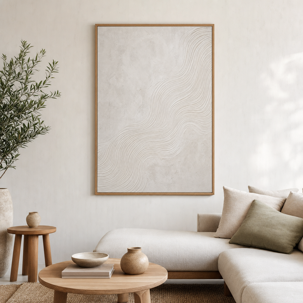 Limestone Wave Canvas