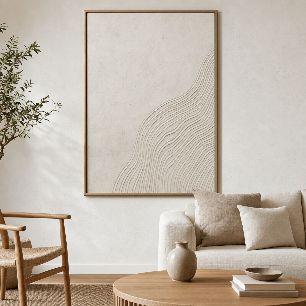 Ivory Flow Canvas