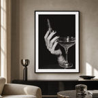 Lipstick & Champagne Poster