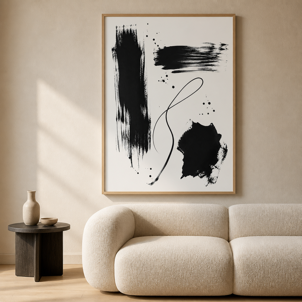 Black Marks Poster