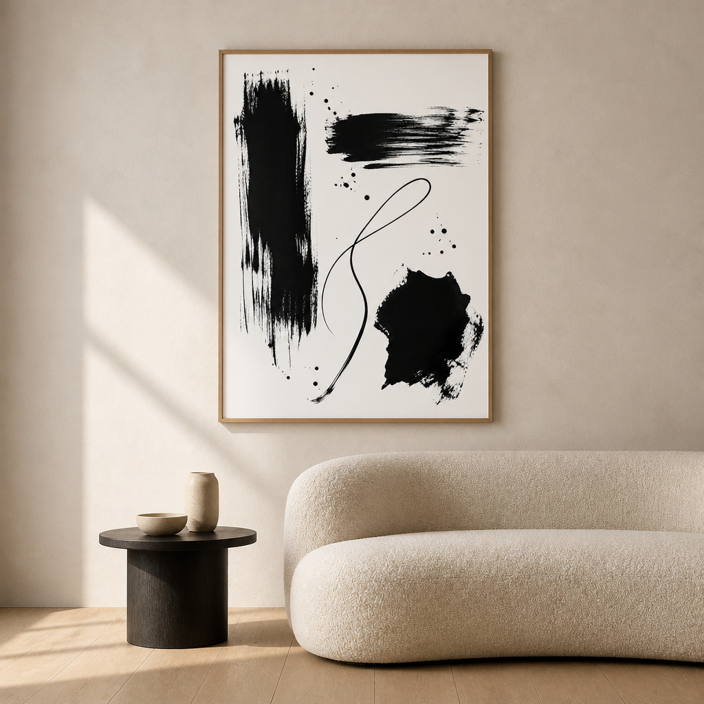 Black Marks Poster
