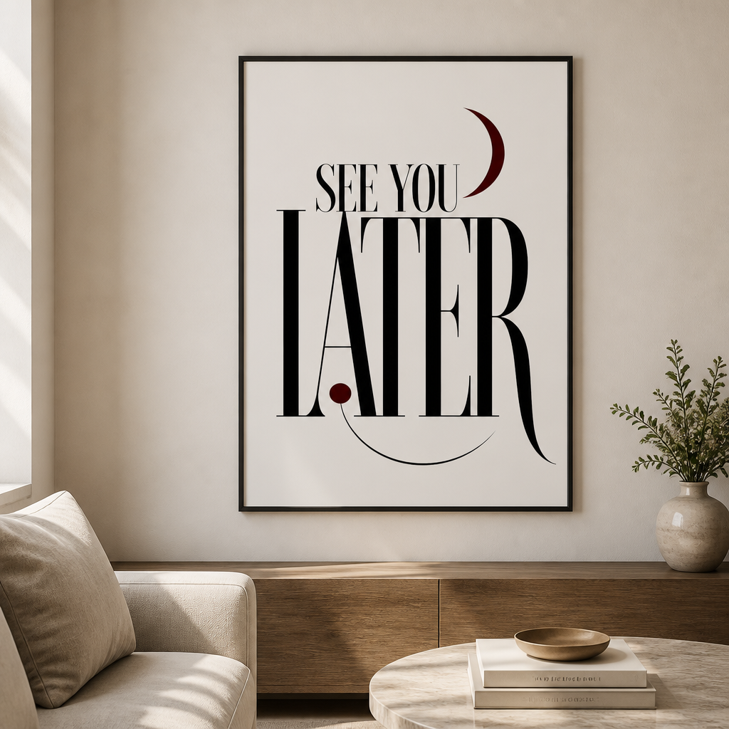 After hours text Poster