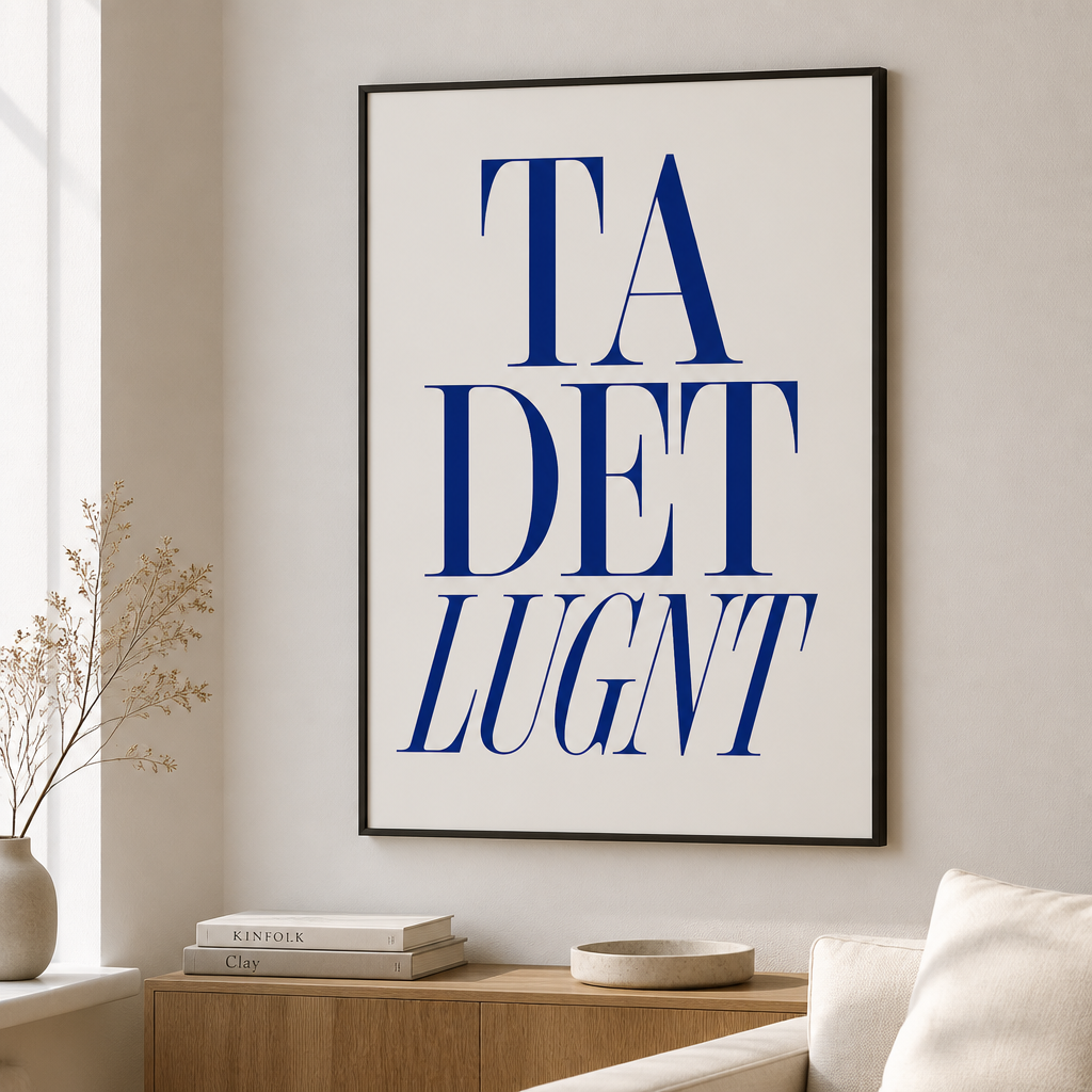 Ta det lugnt text Poster