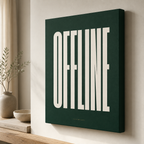 Offline text Canvas
