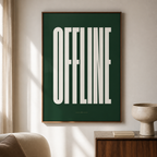 Offline text Poster