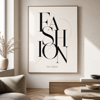 Fashion text Poster