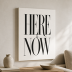 Here & now text Canvas