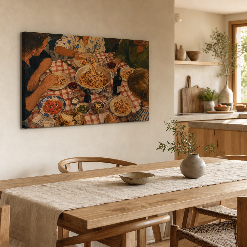 Pasta Night Canvas