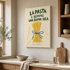 La Pasta e Sempre Una Buona Idea Canvas