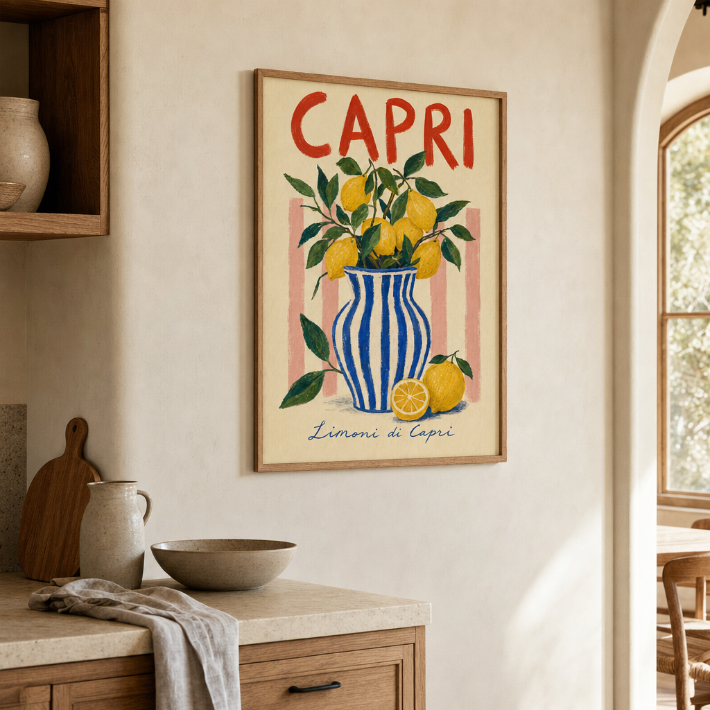 Capri I Poster