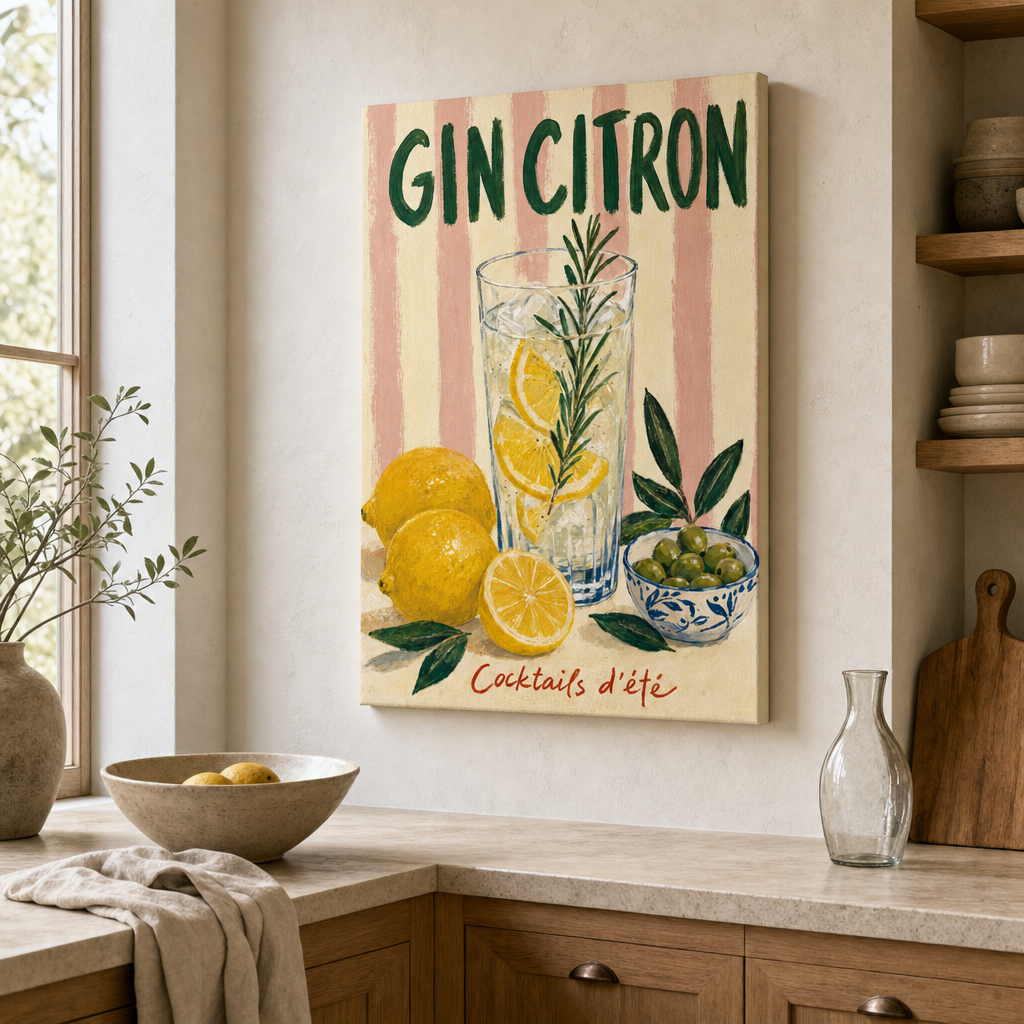 Gin Citron Canvas