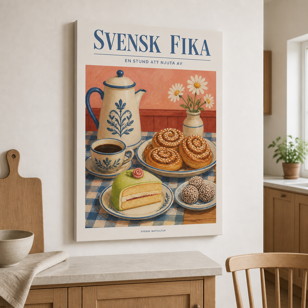 SVENSK FIKA Canvas