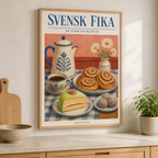 SVENSK FIKA Poster