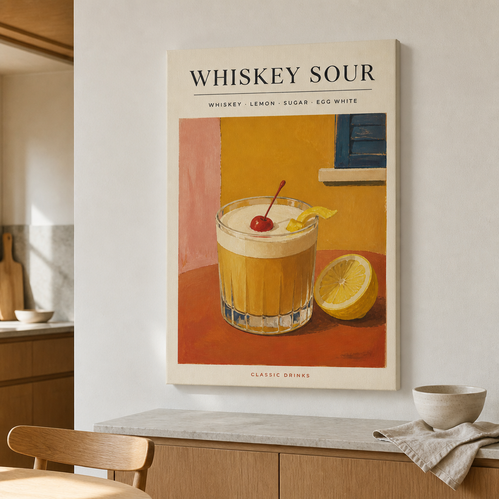 WHISKEY SOUR Canvas