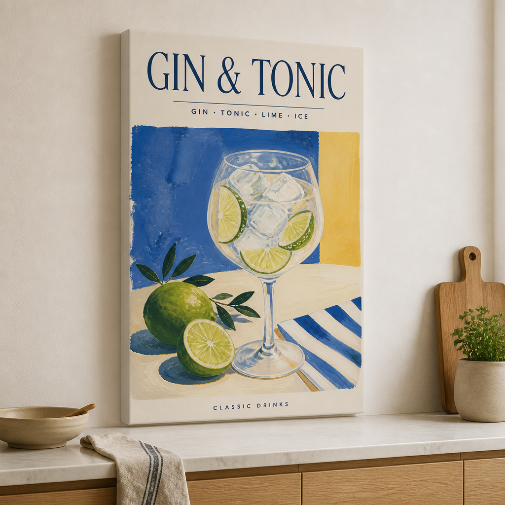 GIN & TONIC Canvas