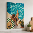 Poolside Canvas