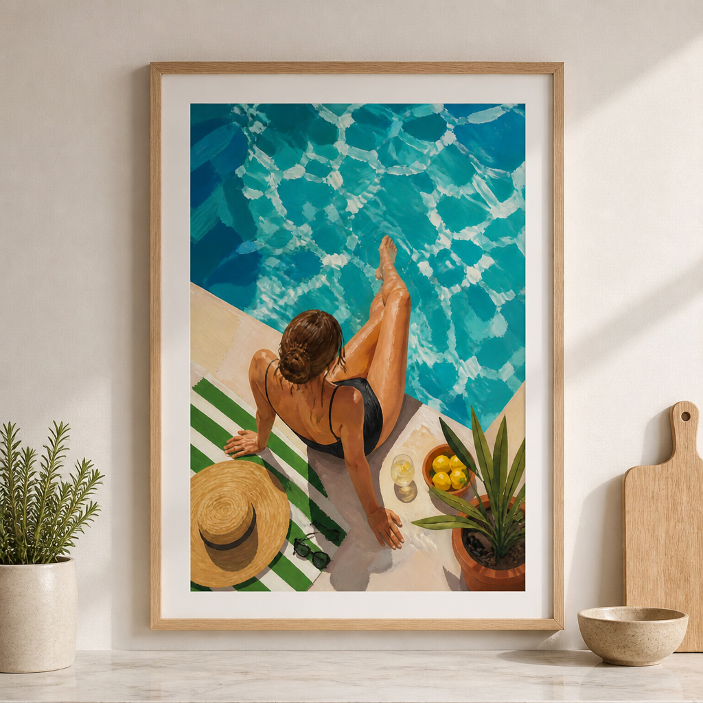 Poolside Poster