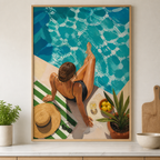 Poolside Poster