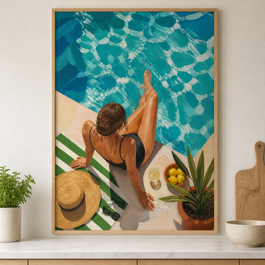 Poolside Poster
