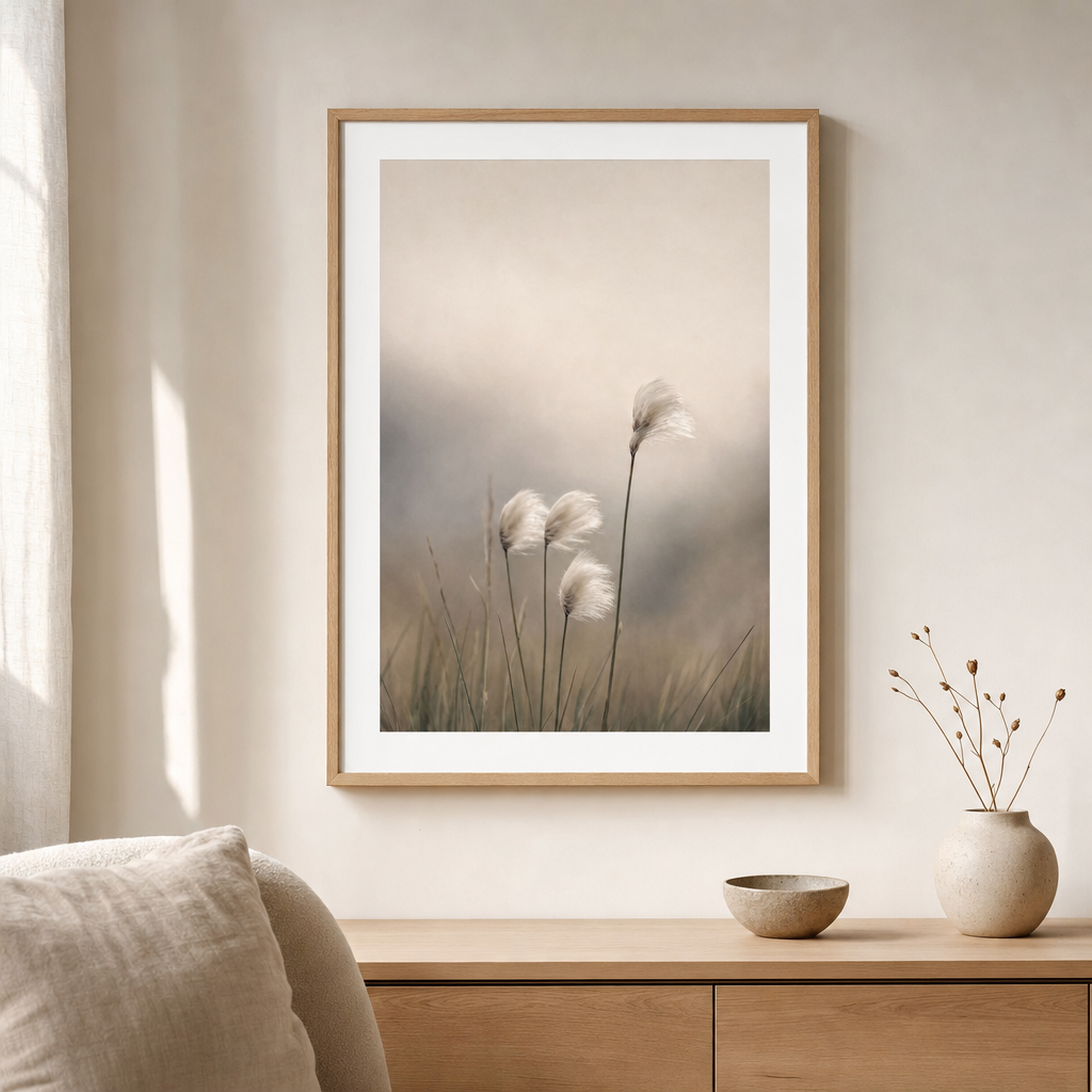 Cotton Grass Poster